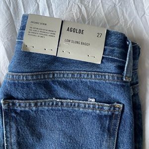 BNWT agolde low slung baggy size 27